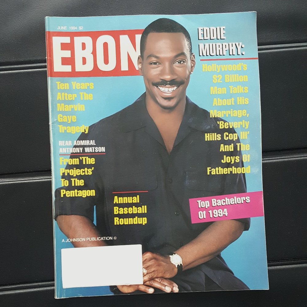 Ebony June 1994 magazine issue Eddie Murphy rare